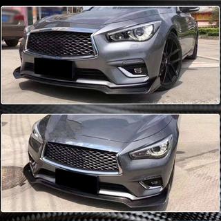 Front bumper lip Lip V1 (voor Q50 Base 2018-2023, carbon) Infiniti Q50/Q60 2013–2024 foto 4