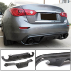 Infiniti Q50/Q60 2013–2024 Achterbumper diffuser V3 (voor Q50 Base/Sport 2014-2017, carbon) foto 1