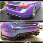 Infiniti Q50/Q60 2013–2024 Achterbumper diffuser V3 (voor Q50 Base/Sport 2014-2017, carbon) foto 4