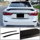 Infiniti Q50/Q60 2013–2024 Carbon achterklep sierlijsten (voor Q50 Base/Sport 2014-2017, Carbon) foto 1
