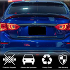 Infiniti Q50/Q60 2013–2024 Carbon achterklep sierlijsten (voor Q50 Base/Sport 2014-2017, Carbon) foto 2