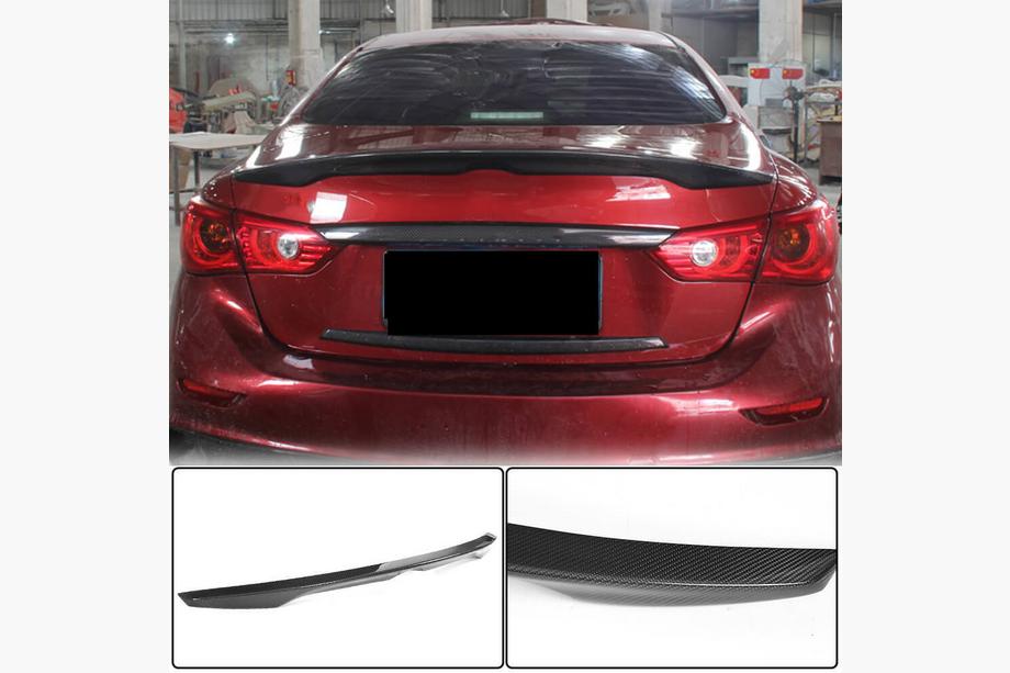 Infiniti Q50/Q60 2013–2024 Spoiler V4 (voor Q50, carbon) Image
