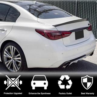 V7 spoiler (voor Q50, carbon) foto 2