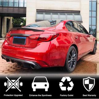 Achterbumper diffuser V2 (voor Q50 Base/Sport 2018-2023, carbon) Infiniti Q50/Q60 2013–2024 foto 2