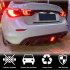 Infiniti Q50/Q60 2013–2024 V4 achterbumper diffuser (voor Q50 Base/Sport 2018-2023, carbon) foto 4