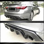 Infiniti Q50/Q60 2013–2024 V4 achterbumper diffuser (voor Q50 Base/Sport 2018-2023, carbon) foto 10