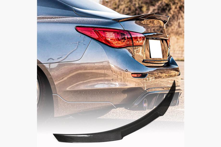 Infiniti Q50/Q60 2013–2024 V6 spoiler (voor Q50, carbon) Image