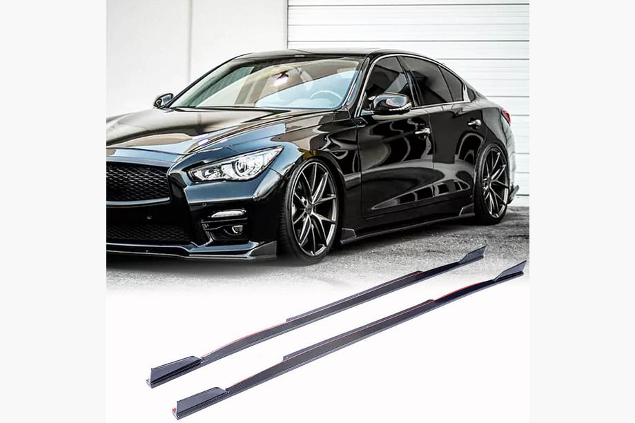 Infiniti Q50/Q60 2013–2024 Sideskirts V1 (voor Q50, carbon) Image