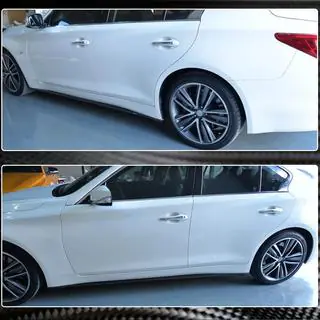 Sideskirts V2 (voor Q50, carbon) foto 3