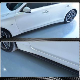 Sideskirts V2 (voor Q50, carbon) Infiniti Q50/Q60 2013–2024 foto 4