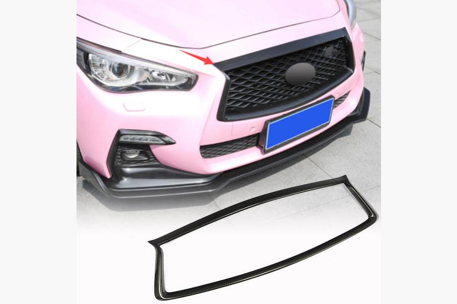 Infiniti Q50/Q60 2013–2024 Carbon grille-omlijsting (voor Q50 2018-2022) Image