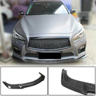 Infiniti Q50/Q60 2013–2024 Voorbumper lip Lip V1 (voor Q50 Sport 2014-2017, carbon) foto 1