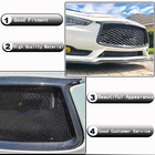 Infiniti Q50/Q60 2013–2024 Carbon grille-omlijsting (voor Q60 2016-2022, Carbon) foto 3
