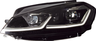 Volkswagen Golf 7/E-Golf 2012–2020 Koplampen Silver FullLed Style (2012-2017, 2 stuks) foto 1