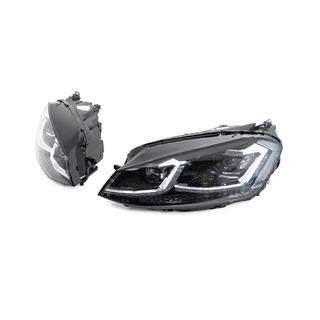 Koplampen voor met modules Silver FullLed Style (2012-2017, set van 2) Volkswagen Golf 7/E-Golf 2012–2020 foto 4