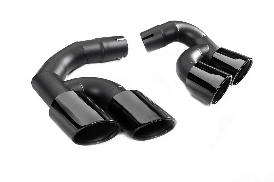 BMW X5 G05 2019–2026 Uitlaatsierstukken V3 Black in X5M F95-stijl Image