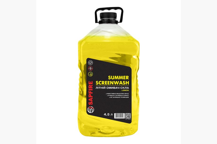 SAPFIRE Summer Screenwash zomer ruitensproeiervloeistof 4,5 l - citroen Image