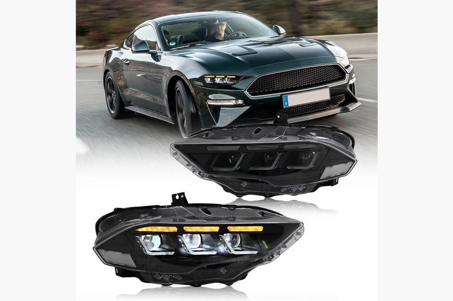 Ford Mustang 2015–2023 Full LED koplampen (2018-2023, 2 stuks) Image