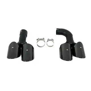 Zwarte uitlaateindstukken in X3M F97-stijl (V1) BMW X3 G01 2018– foto 2