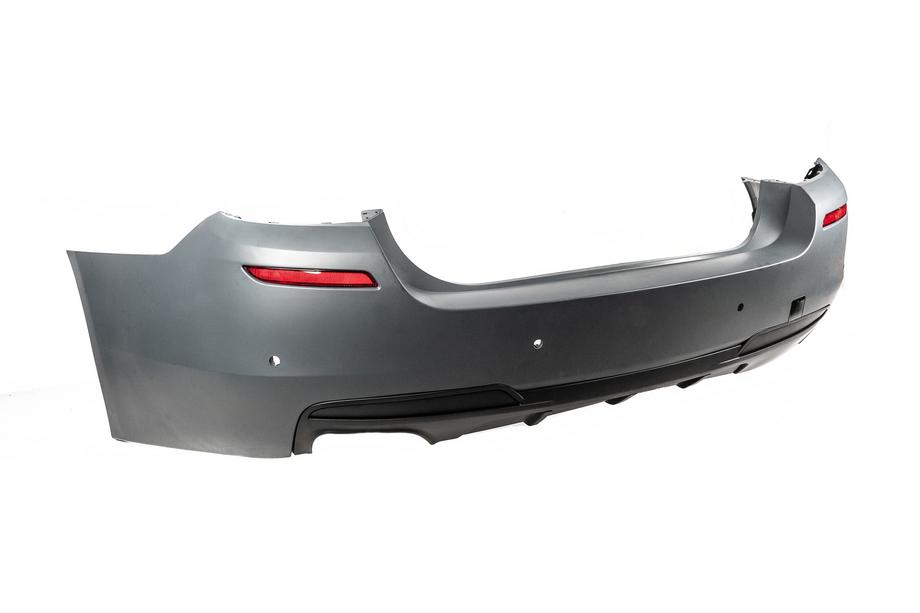 BMW 5 Serie F10/F11 2010–2016 Achterbumper met M-Performance diffuser (voor F10, voor dubbel uitlaatsysteem aan één zijde) Foto 3
