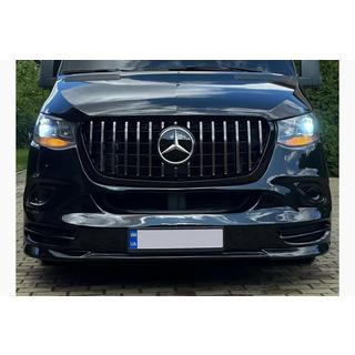 Panamericana GT Chrome Premium V2 grille voor (met frame) Mercedes Sprinter W907/W910 2018– foto 1