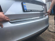 Skoda Rapid 2012–2019 Kofferbakrand (RVS) Carmos - Turks staal foto 1