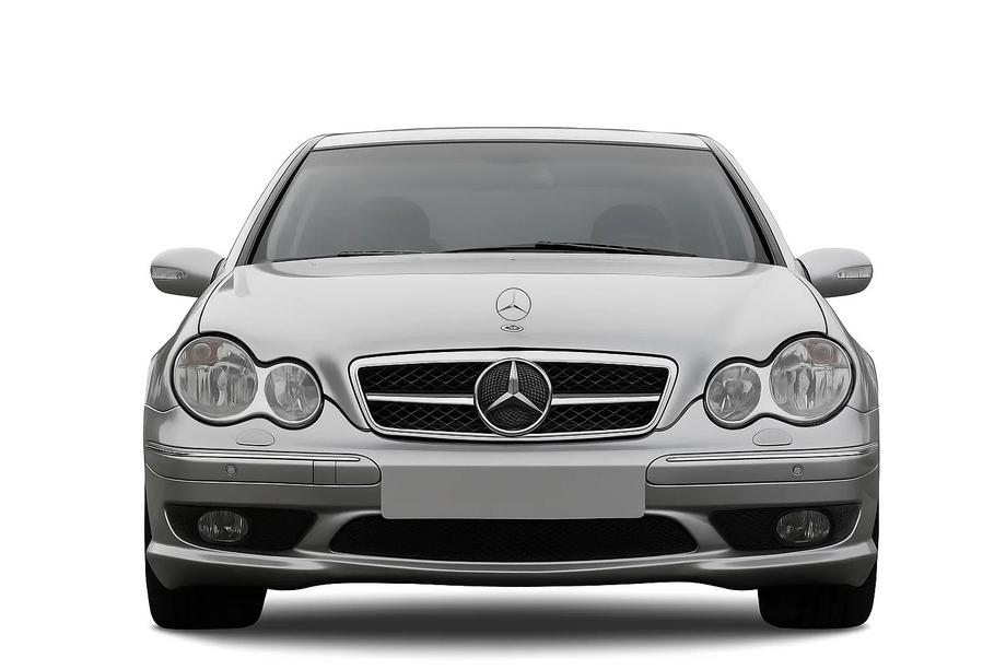 Mercedes C-Klasse W203 2000–2007 AMG voorgrille Foto 1