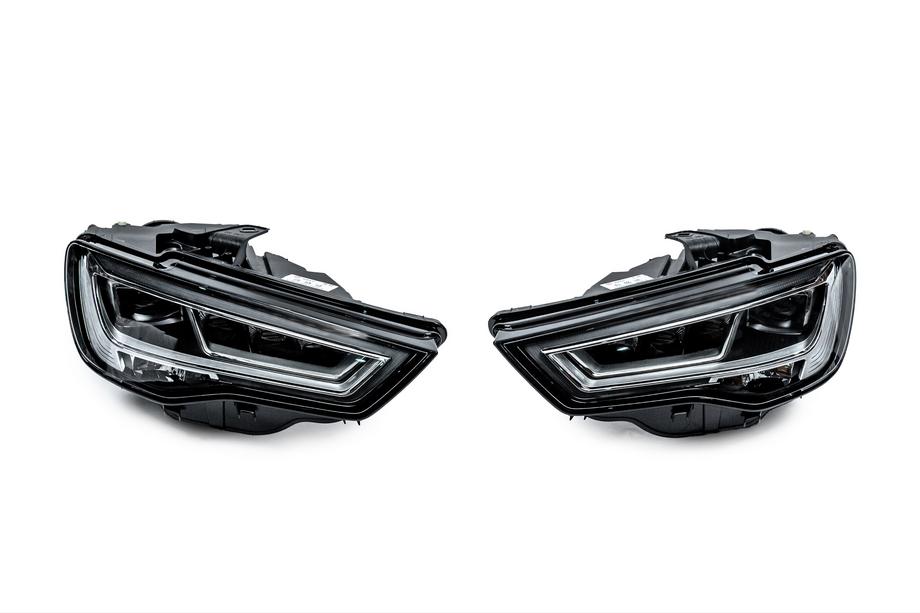 Audi A3 2012–2020 Koplampen Full LED (voor HALOGEEN, 2012-2016, 2 stuks) Foto 1