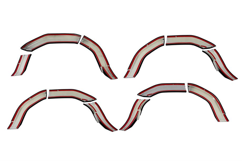 Toyota Land Cruiser Prado 250 2023– Set wielkastverbreders (12 stuks) Foto 8