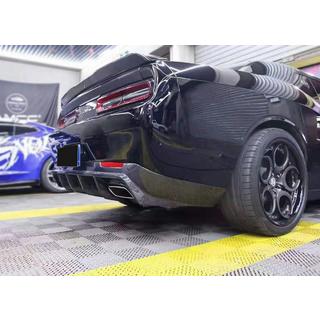 Achterbumper diffuser (carbon) foto 2