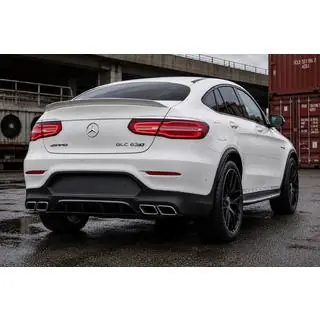 Achterdiffuser met uitlaatsierstukken Silver (AMG63-design) foto 3