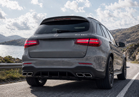 Mercedes GLC X253 2015–2022 Achterdiffuser met uitlaatsierstukken Silver (AMG63 Design) foto 2
