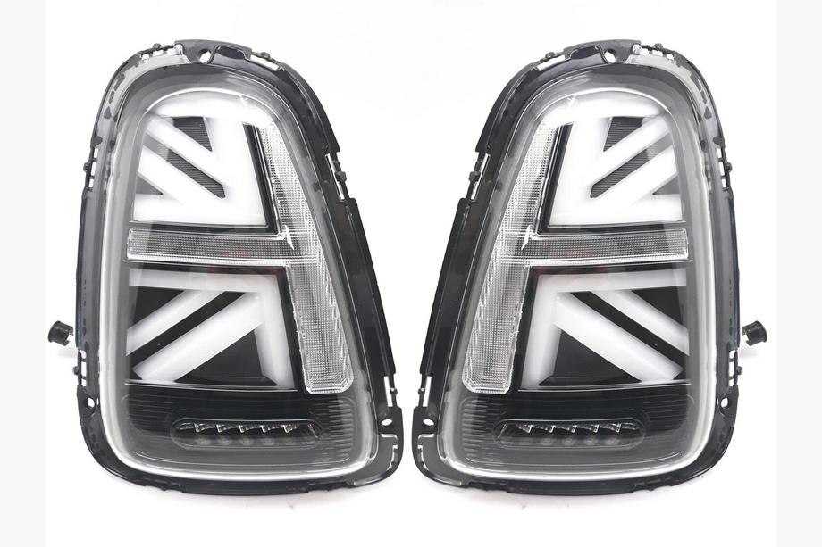 Mini Cooper R56/57 2006–2014 LED achterlichten in Union Jack-stijl Black V-2 (2 stuks) Image