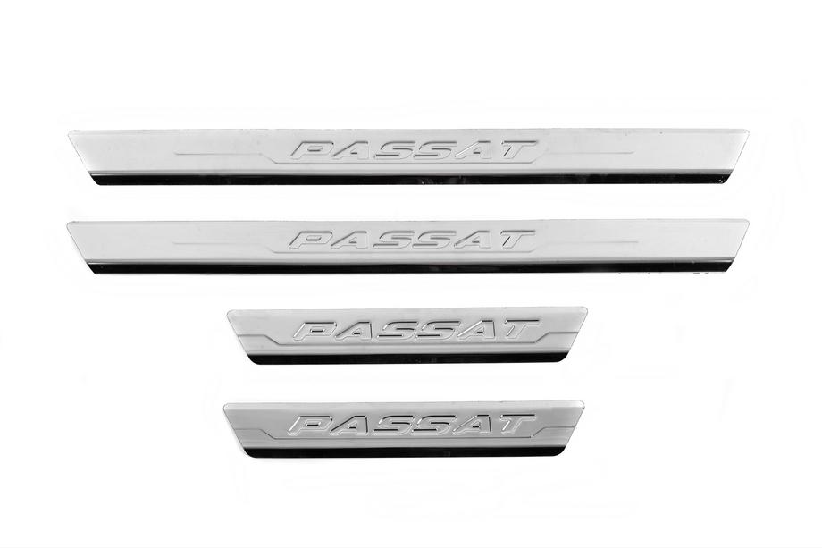 Volkswagen Passat B7 2012–2015 Carmos V3 instaplijsten (4 stuks, RVS) Image