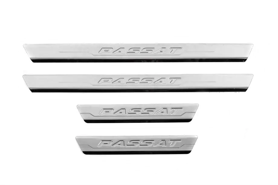Volkswagen Passat СС 2008–2017 Carmos V3 instaplijsten (4 stuks, RVS) Image