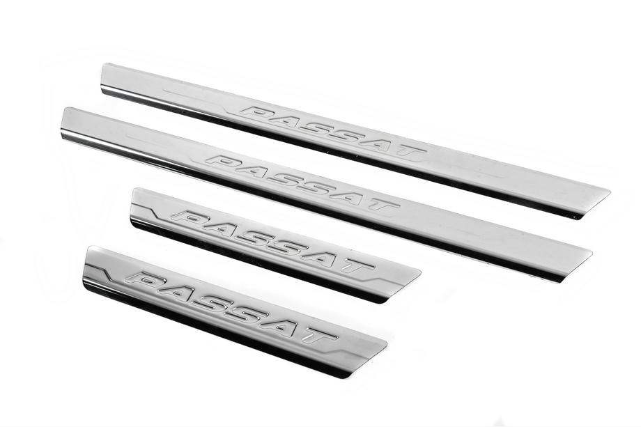 Volkswagen Passat CC 2008–2017 Carmos V3 instaplijsten (4 stuks, RVS) Foto 2