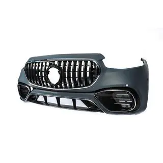 AMG S63 voorbumper compleet gemonteerd foto 3