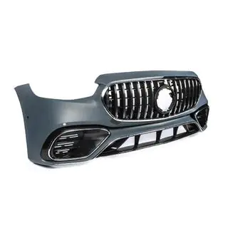 AMG S63 voorbumper compleet gemonteerd foto 2
