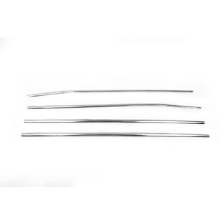 Raamomlijsting (4 stuks, RVS) Toyota Auris 2007–2012 foto 2