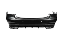 Mercedes E-klasse W212 2009–2016 Achterbumper met diffuser E63 AMG (2013-2016) foto 1