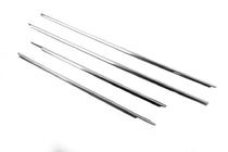 Toyota Hilux 2006–2015 Raamomlijsting (4 stuks, RVS) Carmos - Turks staal foto 3