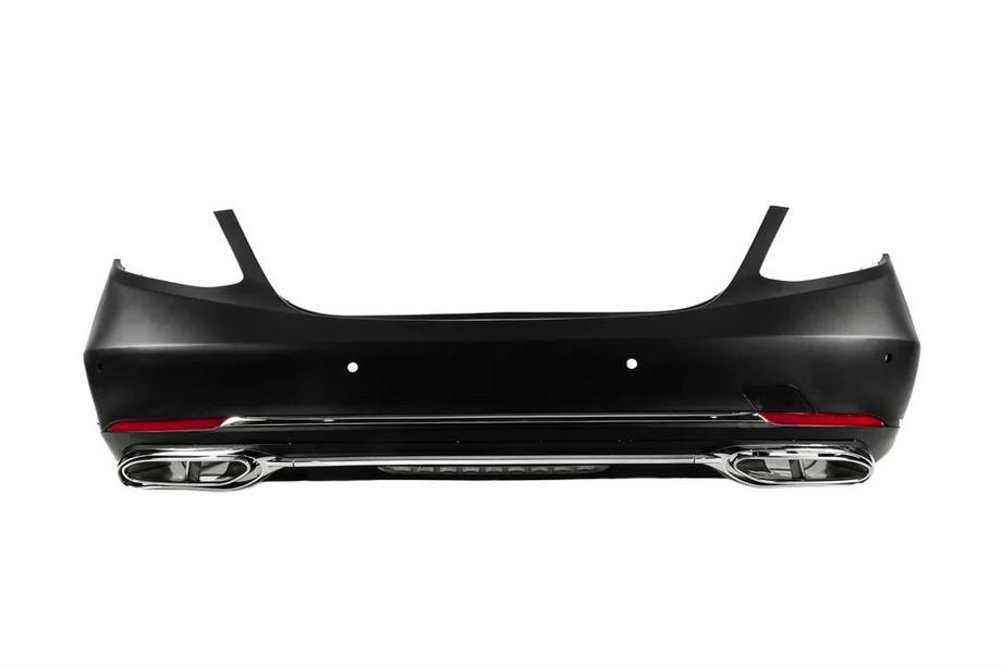 Mercedes E-class W213 2016–2023 Achterbumper met diffuser Maybach (2016-2020) Image