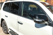 Toyota Land Cruiser 200 2007–2021 Ruitlijsten set (6 stuks, RVS) Carmos - Turks staal foto 14