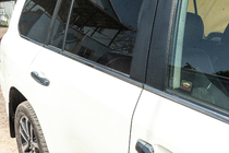 Toyota Land Cruiser 200 2007–2021 Ruitlijsten set (6 stuks, RVS) Carmos - Turks staal foto 1