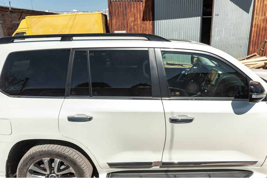 Toyota Land Cruiser 200 2007–2021 Ruitlijsten set (6 stuks, RVS) Foto 12