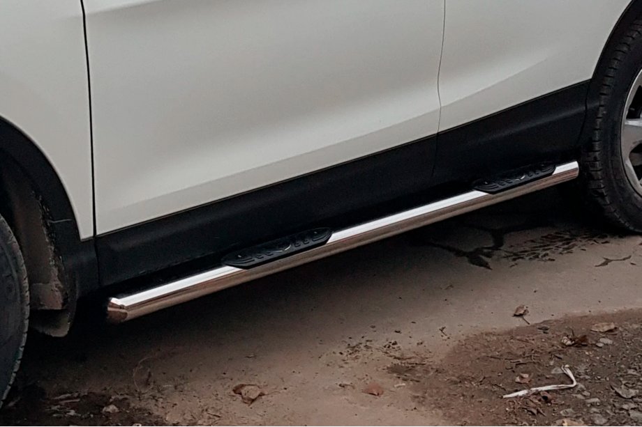 Nissan Qashqai 2014–2021 Side bars (2017-2021, 2 st., RVS) Foto 2
