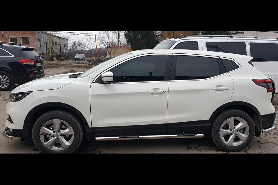 Nissan Qashqai 2014–2021 Side bars (2017-2021, 2 st., RVS) Foto 5