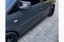 Volkswagen Caddy 2010–2015 Performance side skirts (zwart) foto 1