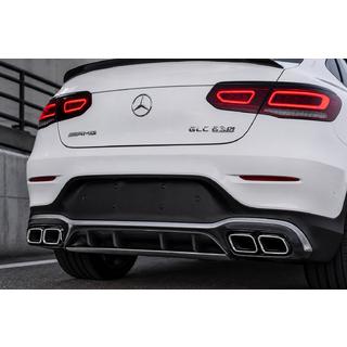 Achterdiffuser met uitlaatsierstukken Silver (AMG63 design 2020-2022) foto 3