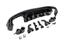 Audi Q5 2017–2025 Achterdiffuser in SQ5-stijl (2017-2020, met zwarte uitlaattips) foto 3